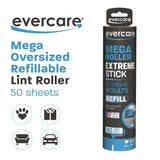 Evercare Large Surface Mega Pet Roller Refill, 50 Layers