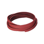 Realeather DOS31650 0410 Deerskin Leather Lace, 3/16"x50', Red 3/16"x50'