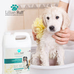Lillian Ruff Calming Oatmeal Pet Conditioner for Dry Skin & Itch Relief with Aloe & Hydrating Essential Oils - Replenish Moisture & Deodorize - Soothing Conditioner for Normal/Sensitive Skin (Gallon) Gallon