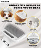 Pet Hair Dryer, Pet Hair Dryer Comb,Pet Grooming Hair Dryer with Comb, Adjustable Temperature and Low Noise, 2 in 1 Portable Home Pet Care for Dogs and Cats