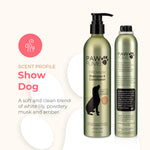 Pawfume Dog Shampoo and Conditioner – Hypoallergenic Dog Shampoo for Smelly Dogs – Best Dog Shampoos & Conditioners – Probiotic Pet Shampoo for Dogs – Best Dog Shampoo for Puppies (Show Dog) Show Dog