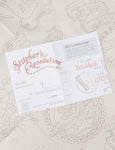 Stitcher's Revolution Cute Kitchen Sayings Iron-On Transfer Patterns for Embroidery, red