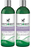 (2 Pack) Vet's Best Hypo-Allergenic Dog Shampoo for Sensitive Skin, 16 oz Per Pack