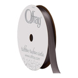 Berwick Offray 475935 3/8" Wide Single Face Satin Ribbon, Pewter Gray, 6 Yds 3/8 Inch x 18 Feet