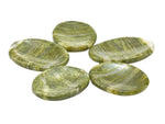 Vasonite Crystal Worry Stones for Anxiety - Thumb Worry Stone for Stress Meditation, Anxiety Relief Items Healing Stones and Crystals Vesuvianite