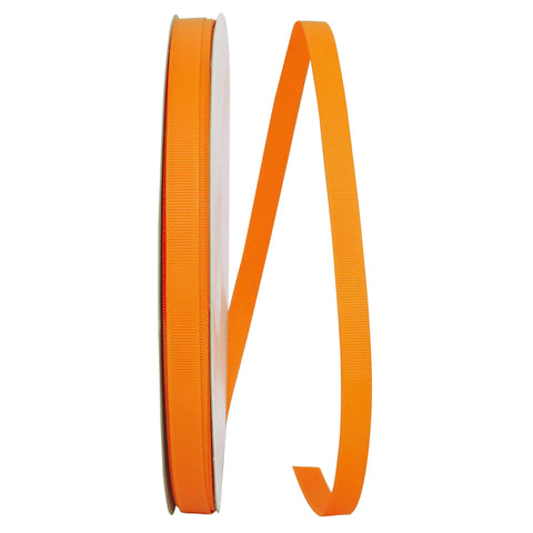 Reliant Ribbon 4900-762-15C Grosgrain Style Ribbon, 3/8 Inch X 100 Yards, Tangerine