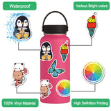 Cute Stickers for Kids 350 Pcs/Packs Stickers for Water Bottles,Cute Vinyl Waterproof Vsco Skateboard Laptop Stickers Aesthetic Computer Hydroflask Phone,Stickers for Kids Teens Girls