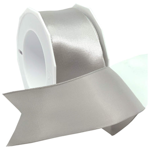 Morex Ribbon Wired Satin Ribbon, 1.5 inch by 10 Yard, Silver, 09609/10-631 1-1/2 inch by 10 yards