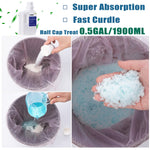 LaSyL Super Absorbent Powder - 50 Use, Solidify Body Fluids in 1 Min - Easy to Port Waste Liquid - for Camping Portable Toilet, Bedside Commodes, Pet Toilet etc-1LB 50use