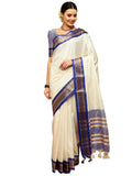 Satrani Women'S Poly Silk Woven Saree With Unstitched Blouse Piece