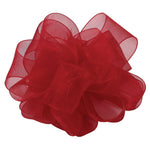 Berwick Offray LLC 713592 Simply Sheer Asiana Ribbon - 1-1/2" W X 100 yd - Scarlet Ribbon