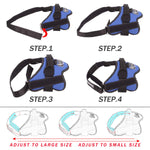 Bolux Dog Harness, No-Pull Reflective Dog Vest, Breathable Adjustable Pet Harness with Handle for Outdoor Walking - No More Pulling, Tugging or Choking ( Blue, S ) Small (Pack of 1)