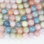 Crystal Beads 8mm Natural Gemstone Beads for Making Jewelry Energy Healing Crystals Jewelry Chakra Crystal Jewerly Beading Supplies Beryl Mix 15.5inch About 46-48 Beads Beryl Mix,Aquamarine/Heliodor/Morganite