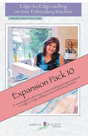 Edge to Edge Quilting on Your Embroidery Machine Expansion Pack 10