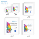 GOTIDEAL Canvas Boards for Painting Multi Pack, Primed 5x7", 8x10", 9x12", 11x14" Set of 28, White Blank Canvas Panel- 100% Cotton Artist Canvases Pack for Painting, Acrylic Paint, Oil, Watercolor