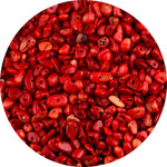 Natural Chip Stone Beads Red Coral 5-8mm About 400 Pieces Irregular Gemstones Healing Crystal Loose Rocks Bead Hole Drilled DIY for Bracelet Jewelry Making Crafting (5-8mm, Red Coral)