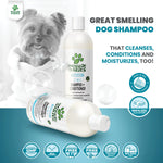 Doggie Dailies Dog Shampoo and Conditioner, 2 in 1 Dog Shampoo for Dry, Itchy Skin, Cleans, Conditions and Moisturizes with Vitamin E and Shea Butter, No Harsh Soap or Parabens, Made in USA