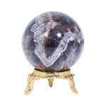 Amethyst | Crystal Sphere Ball | Gemstone Ball with Stand | Natural Gemstone for Healing Crystals | Crystal Balls for Witchcraft| Chakra Balancing | Spiritual Gift Home Décor | Size :- 30-40 mm Amethyst Gemstone Sphere