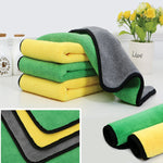 Kwispel Dog Towel - 2 Pack Large Dog Bath Towel Super Absorbent Microfiber Beach Towels for Quick Drying Small Medium Large Dogs and Cats, Machine Washable,55.1x27.5 inch,Yellow Green 2 x Large