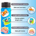 300 PCS Water Bottle Stickers, Cute Stickers for Hydroflasks VSCO Sticker Packs Cute Vinyl Waterproof Stickers for Water Bottles, Skateboard Phone Laptop Stickers for Kids Teens Girls