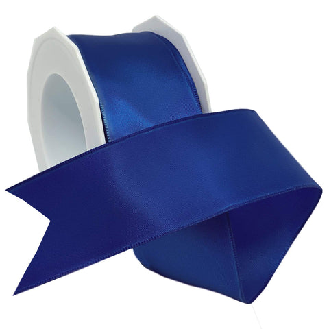 Morex Ribbon Wired Satin Ribbon, 1.5 inch by 10 Yard, Royal Blue, 09609/10-614 1-1/2 inch by 10 yards