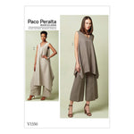 Vogue Patterns Casual Tunics, 14-16-18-20-22 Orange