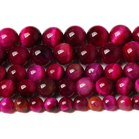 8MM 45PCS Natural Multi Rose Tiger Eye Stone Beads for Jewelry Making DIY Bracelet Energy Crystal Healing Power 8mm