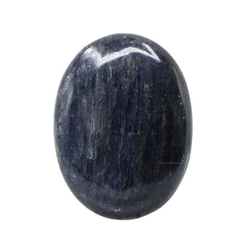 Blue Aventurine Palm Stone for Third Eye Chakra - Pocket Massage Worry Stone for Natural Body Chakra Balancing, Reiki Healing and Crystal Grid Blue Aventurine