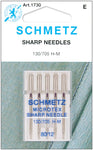 Euro-Notions Schmetz Microtex 5-Pack Size 12/80