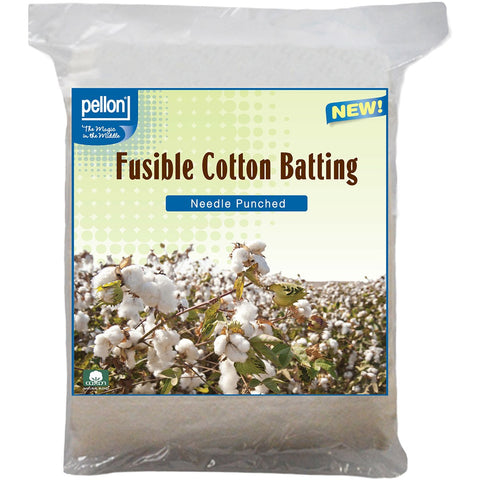 Pellon H-4560P Fusible Cotton Batting, 1 Count (Pack of 1) 1 Count (Pack of 1)