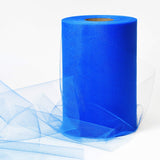 Expo International Decorative Matte Tulle, Roll/Spool of 6 Inches X 100 Yards, Polyester-Made Tulle Fabric, Matte Finish, Lightweight, Versatile, Washable, Easy-to-Use ; Royal Blue