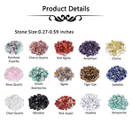 CrystalTears Assorted Healing Stones Crystals Bulk Tumbled Polished Stone Chips Natural Chakra Quartz Crystal Gemstones for Reiki Meditation Therapy Beginners Home Decor Christmas Gift #2 tumbled stone chips
