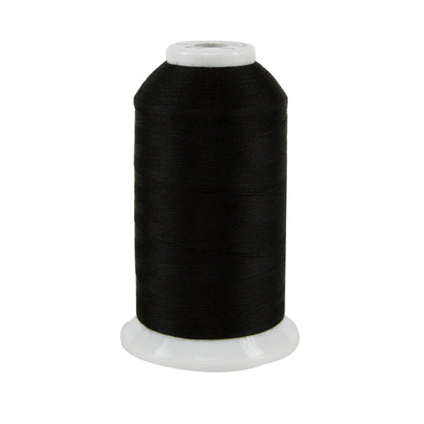 Superior Threads So Fine 3-Ply 50 Weight Polyester Sewing Thread Cone - 3280 Yards (Black) Black