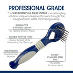 Four Paws Magic Coat Professional Series Grooming Brushes for Dogs & Cats l Trimmers, Nail Clippers, & Brushes Dog & Cat One Size Mat Remover