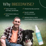 Breedwise Pet Provision - Body Spray for Dogs, Long-Lasting Body Mist with Sweet Pea and Vanilla Infusion, Refreshing Dog Perfume, 8 fl oz