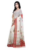 WoodenTant Women Tant Cotton Saree With Blouse Piece