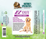Nature's Specialties EZ Out Ultra Concentrated Deshedding Dog Shampoo for Pets, Makes up to 2 Gallons, Natural Choice for Professional Groomers, Removes Unwanted Hair, Made in USA, 16 oz 16oz