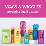 Wags & Wiggles Polish Multipurpose Wipes for Dogs | Clean & Condition Your Dog's Coat Without A Bath | Fresh Very Berry Scent Your Dog Will Love, 100 Count Multipurpose Wipes - Very Berry