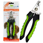 Dog Nail Clippers with Safety Guard - Superior Sharpness - Veterinarian Designed - Suitable for Large Dogs - Stainless Steel Dog Nail Trimmers