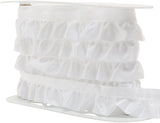 Wright Products Simplicity Ruffled Quilt Binding 1-7/8"X8yd, White