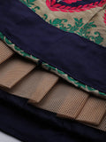 Clarabelle Women's Banarasi Jacquard Silk Semi Stitched Lehenga Choli