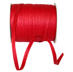 Reliant Ribbon 25124-065-01C Paper Raffia Ribbon, 1/4 Inch X 100 Yards, Red