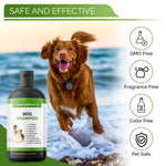 Hypoallergenic Dog Shampoo, Cleans and Soothes Dry Flakey Skin, Reduce Dandruff, Shedding, Calms Itching, Scratching, Organic Aloe & Manuka Honey Softens Fur Moisturizes and Deodorizes.
