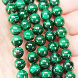 Stone Beads for Jewelry Making Natural Energy Healing Crystals Jewelry Chakra Crystal Jewerly Beading Supplies Malachite 6mm 15.5inch About 58-60 Beads
