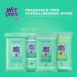 Wet Ones for Pets Hypoallergenic Multi-Purpose Dog Wipes with Vitamins A, C & E | Fragrance-Free Hypoallergenic Dog Wipes for All Dogs Wipes with Wet Lock Seal | 30 Count Pouch Dog Wipes