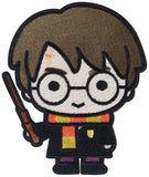Simplicity Harry Potter Chibi Character Iron On Applique Patch for Clothes, Backpacks, and Accessories, 2.625" W x 3.1253" L, Multicolor