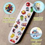 200PCS Teens Hero Stickers for Water Bottles Superhero Stickers for Boys Teens Adults Waterproof Vinyl Stickers Pack for Skateboard Luggage Laptops Bumper Comic Legends Theme Decals for Laptops Party Supplies
