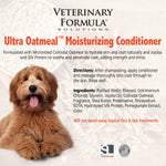 Veterinary Formula Solutions Ultra Oatmeal Moisturizing Conditioner for Dogs, 17 oz – with Colloidal Oatmeal and Jojoba – Leaves Coat Soft, Shiny, Hydrated, Strong – Long-Lasting Fragrance (FG01250)
