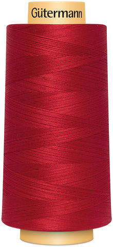 Gutermann Natural Cotton Thread Solids, 3281-Yard, Red