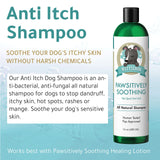 MUTTSCRUB Pawsitively Soothing Anti Itch Shampoo for Dogs - Dog Shampoo for Hot Spots, Allergies, Mange, Soothing Shampoo Wash